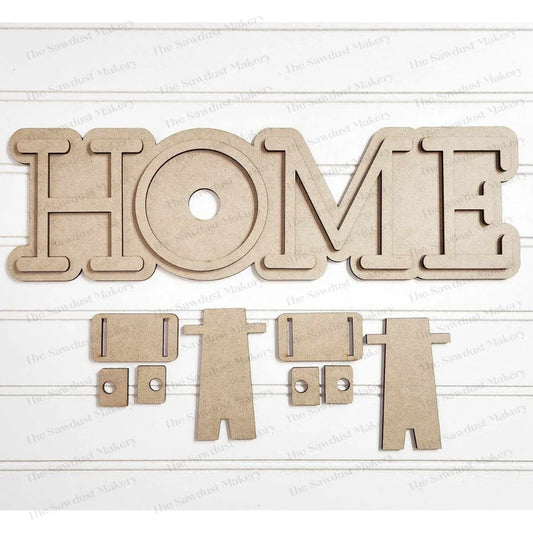 Home, 12 Month Interchangeable Shelf Sitter- DIY Blank