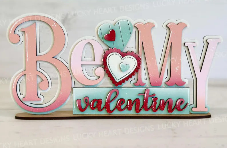 Be My Valentine Shelf Sitter- Paint Party