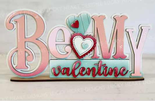 Be My Valentine Shelf Sitter- Paint Party