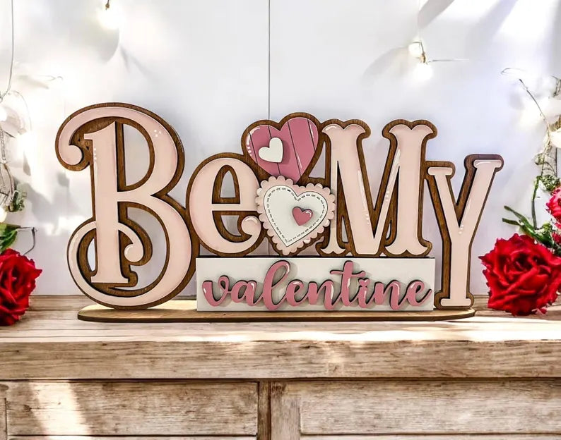 Be My Valentine Shelf Sitter- Paint Party