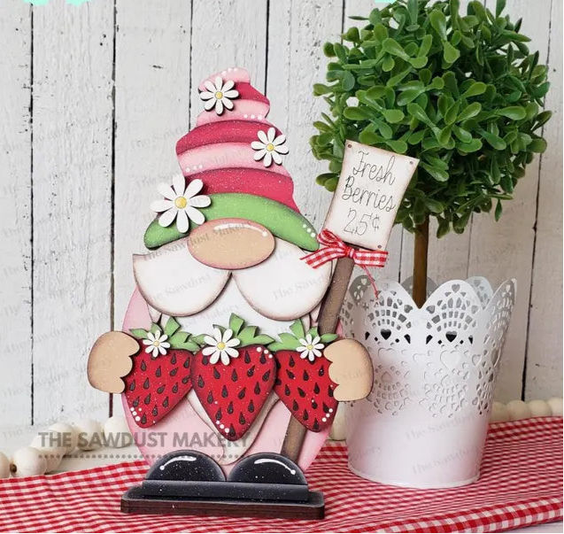Strawberry Gnome - Paint Party Kit