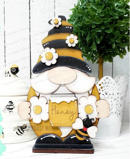 Honey Bee Gnome - Paint Party Kit