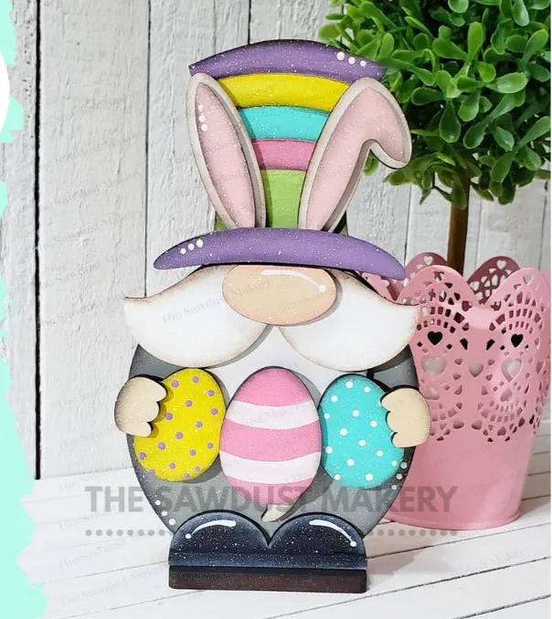 Easter Bunny Egg Gnome