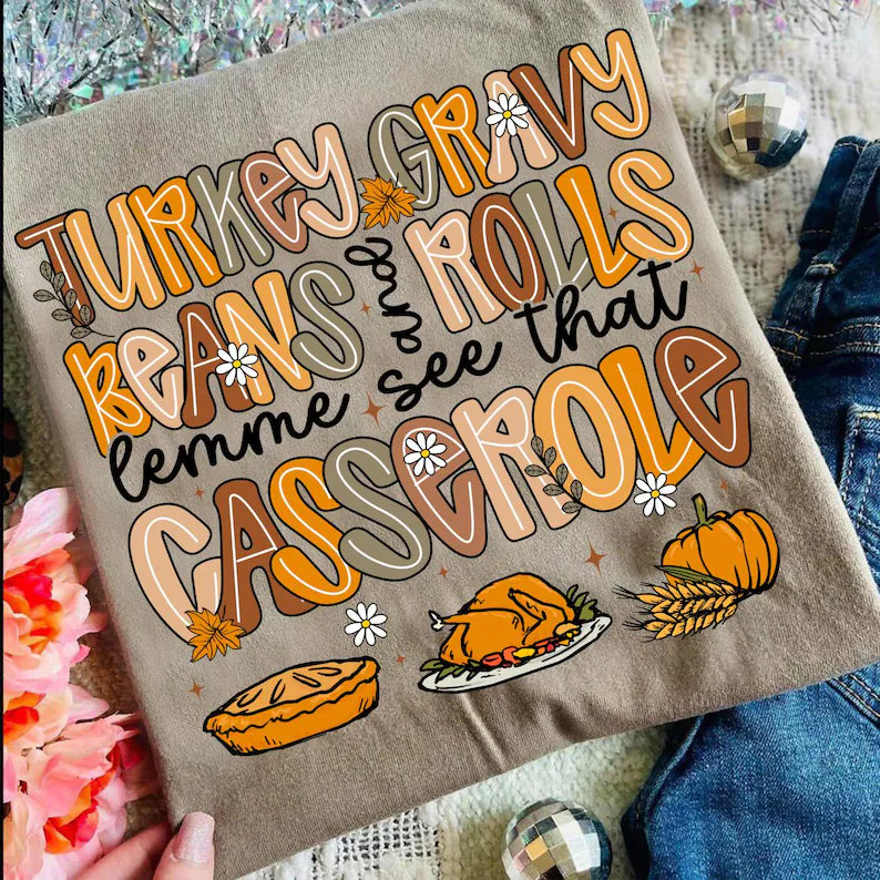 Turkey Gravy Beans & Rolls