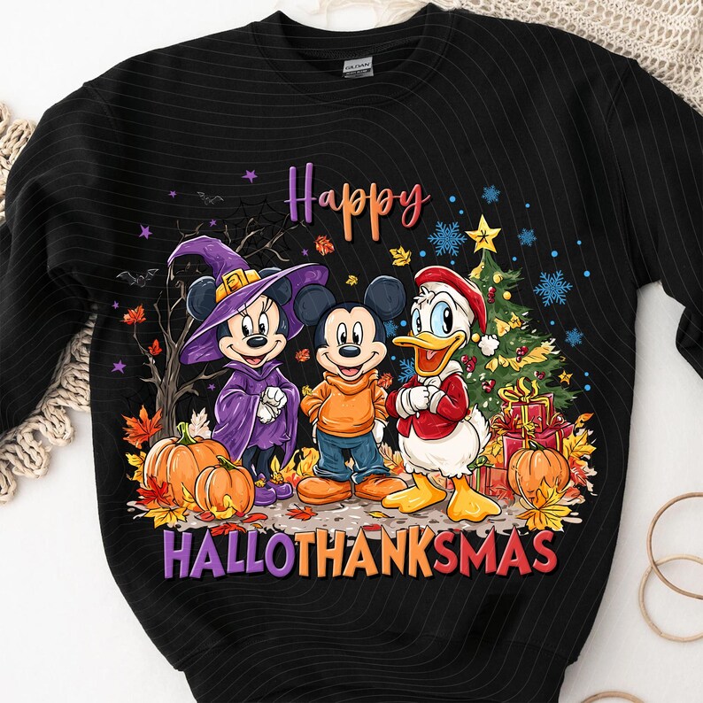 Happy HalloThanksMas Mickey