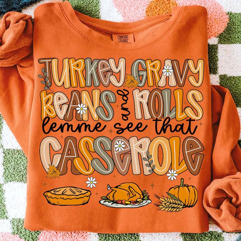 Turkey Gravy Beans & Rolls
