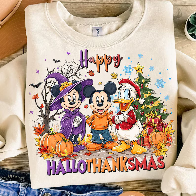 Happy HalloThanksMas Mickey