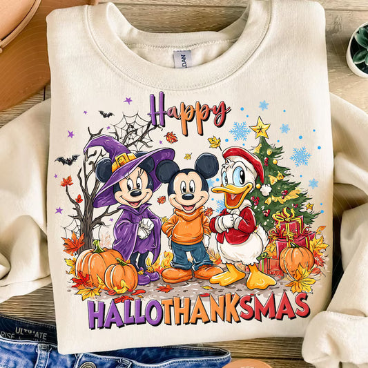 Happy HalloThanksMas Mickey