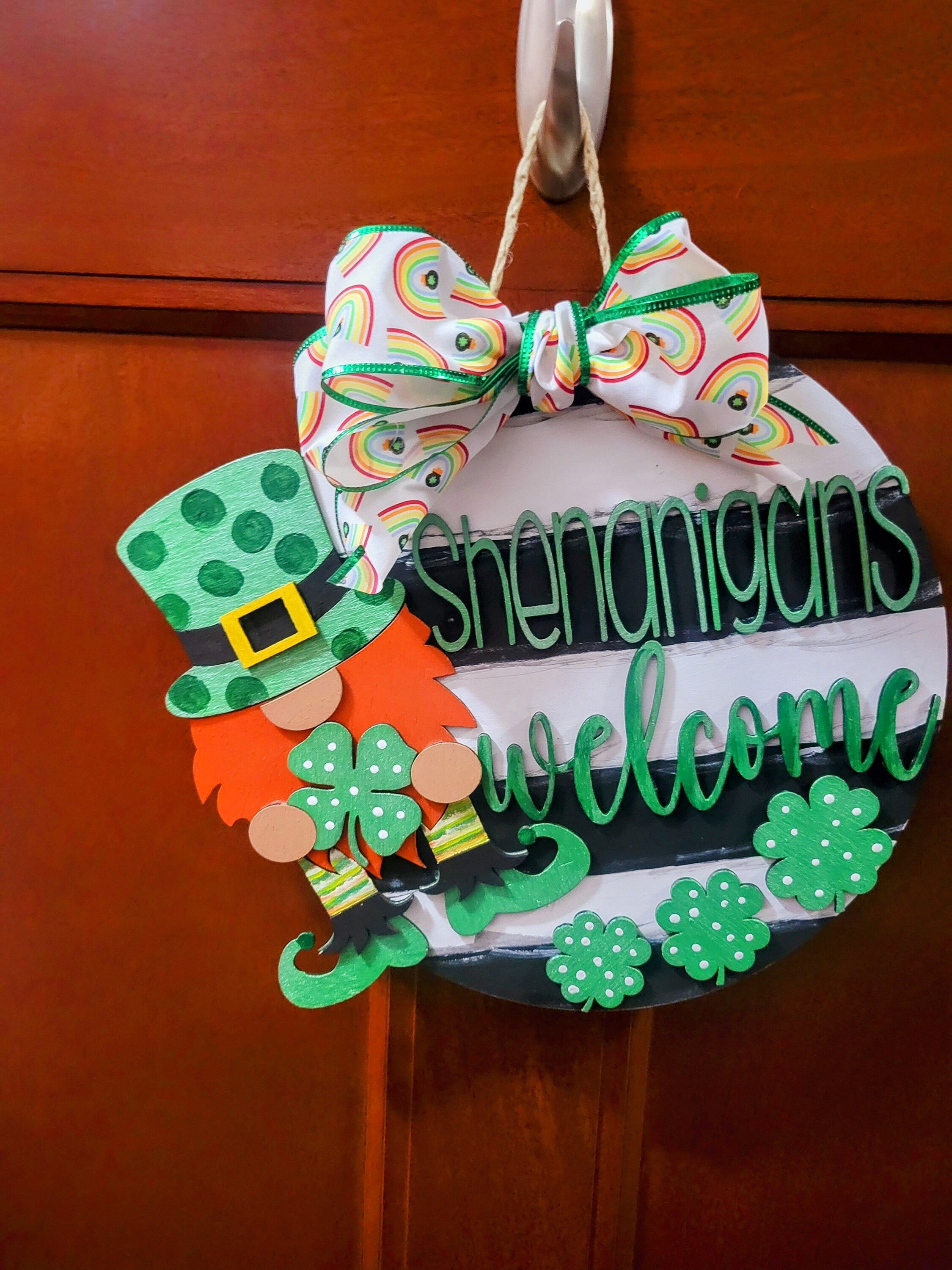 Shenanigans Welcome Door Hanger