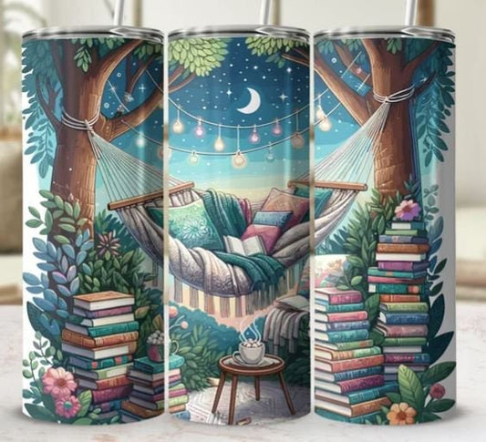 Reading Under the Stars 20oz Sublimated Tumbler or 15oz Coffee Mug, coasters, mouse pad
