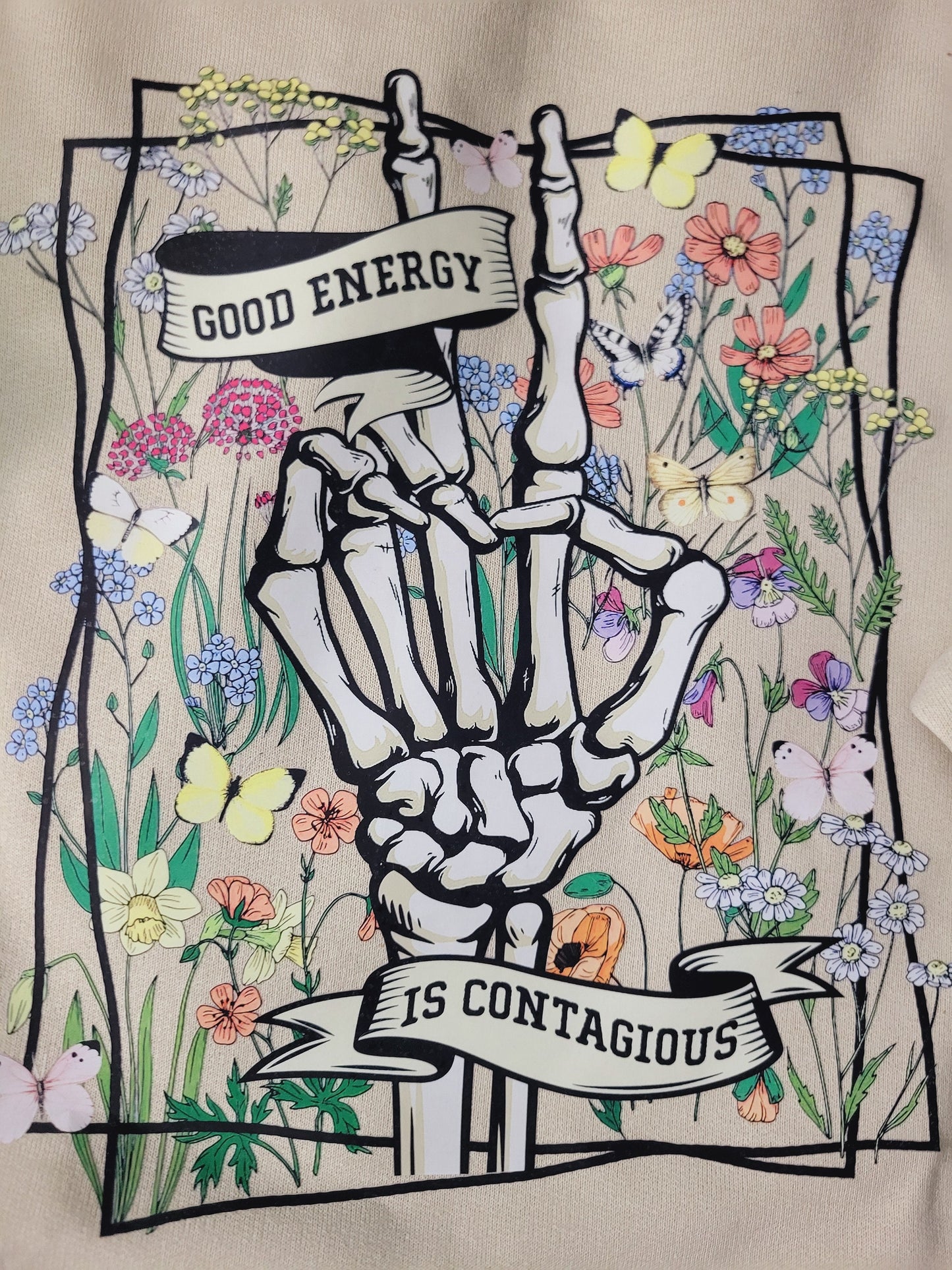 Good Energy is Contagious-Long, Short Sleeve T, Tote Bag, Crew, Hoodie, Unisex/Youth