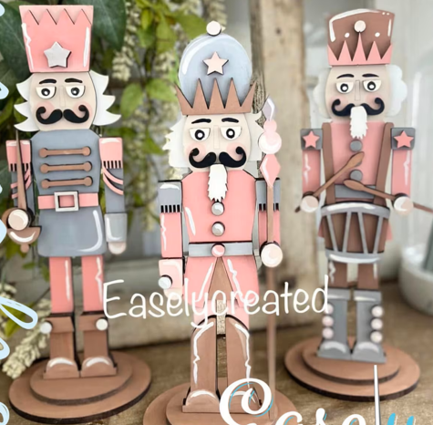Nutcracker Trio- Paint Party Kit