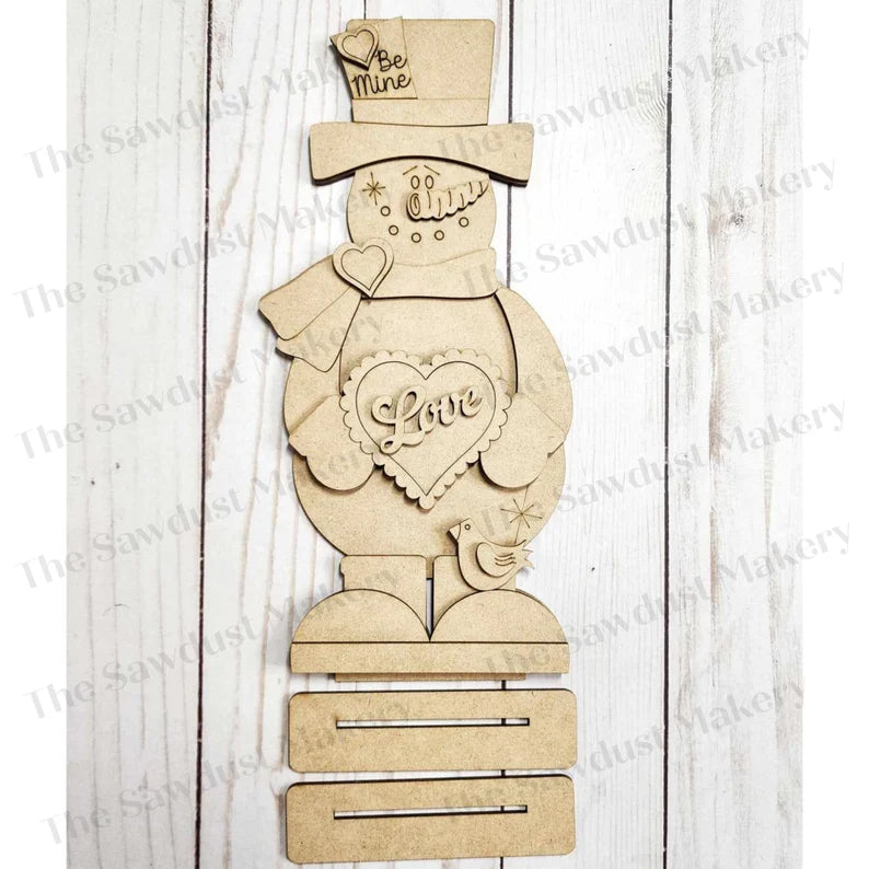 Be Mine Snowman- Paint Party Kit