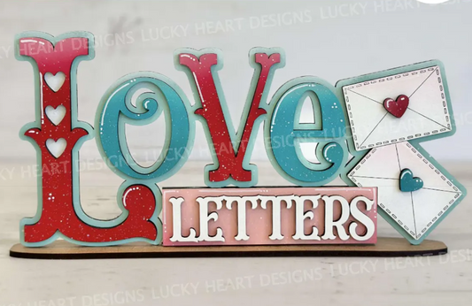Love Letters Shelf Sitter