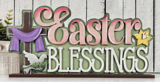 Easter Blessings Shelf Sitter- Paint Party
