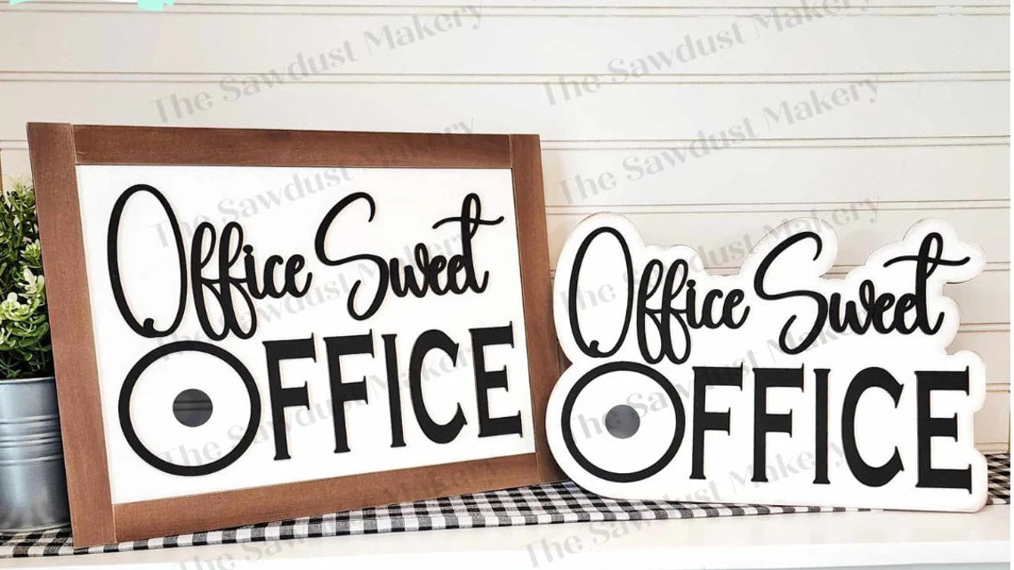 Office Sweet Office, 12 Month Interchangeable Desk Sitter