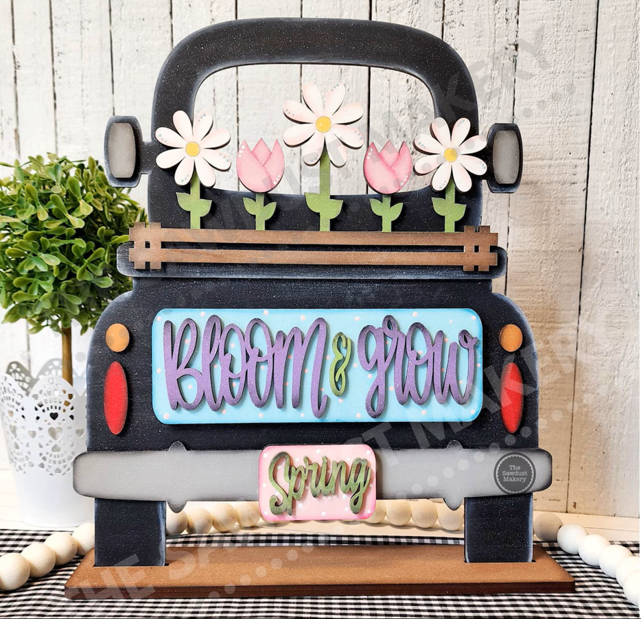 Interchangeable Truck & Bloom & Grow Inserts- DIY Blank