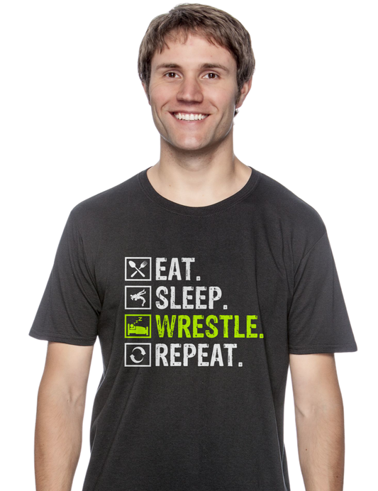 Eat Sleep Wrestle Repeat